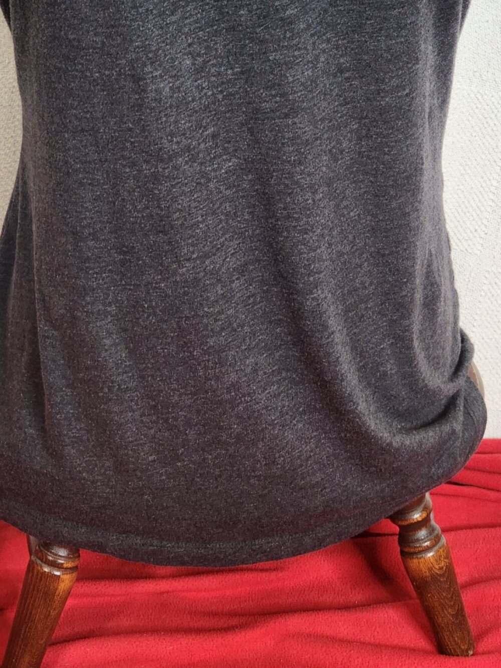 Disney Grey Black Mickey Mouse Graphic Not Now I'm Busy SS Cotton Poly Tee Sz XL - Picture 14 of 16